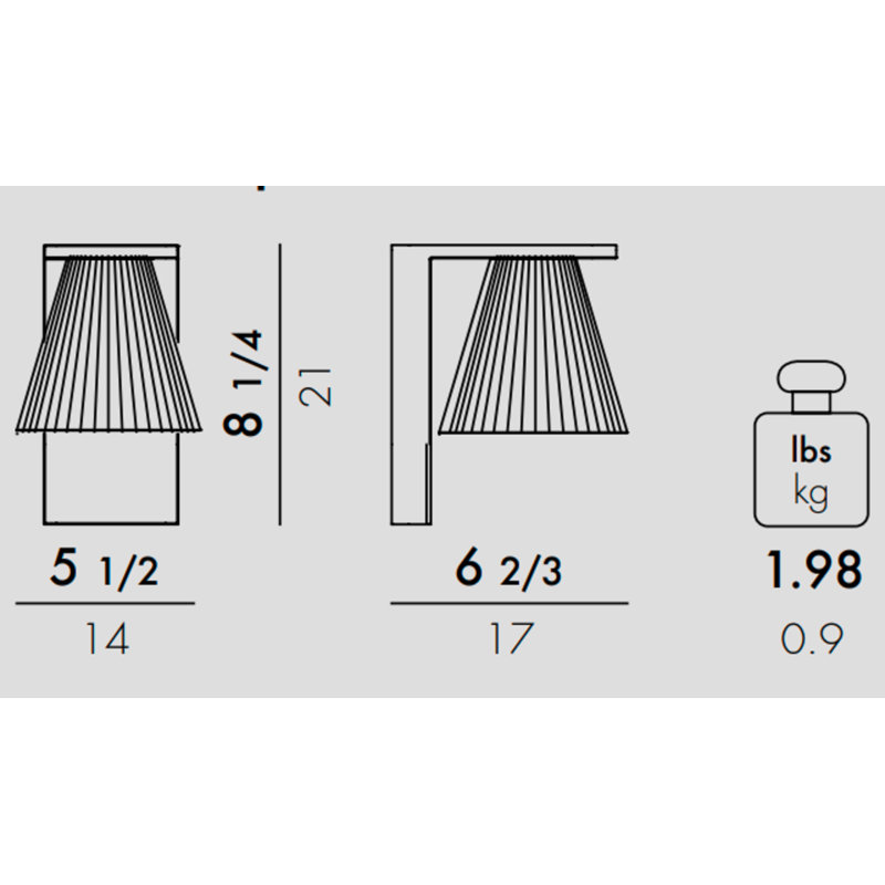 Light-Air 1 - Light LED Armed Sconce