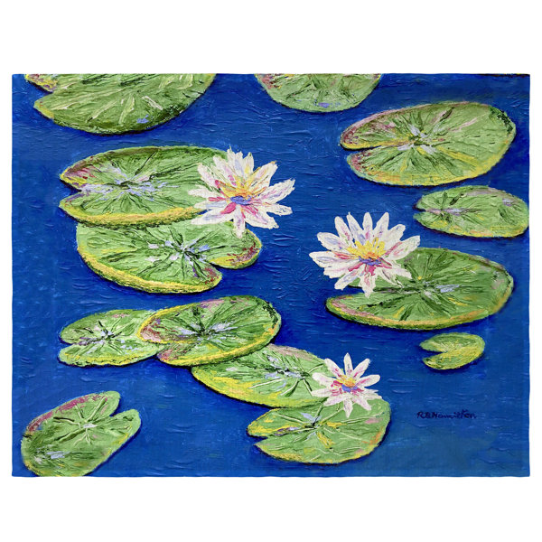 Black Lily Pads Print Placemats Heat-Resistant Non-Slip Placemats Washable  Durable PVC Table Mats Woven Placemats for Kitchen Table Dinner Hall Office