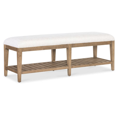 Vineyard Row Upholstered Storage Bench