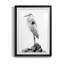 Shoreline Heron In B&W II - reproduction de cadre photo-1625101888-1625101889