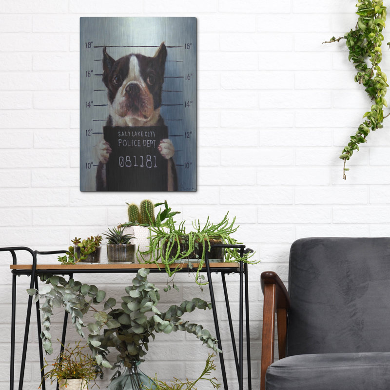 «Mug Shot» par Lucia Heffernan, H 16 po x l 12 po