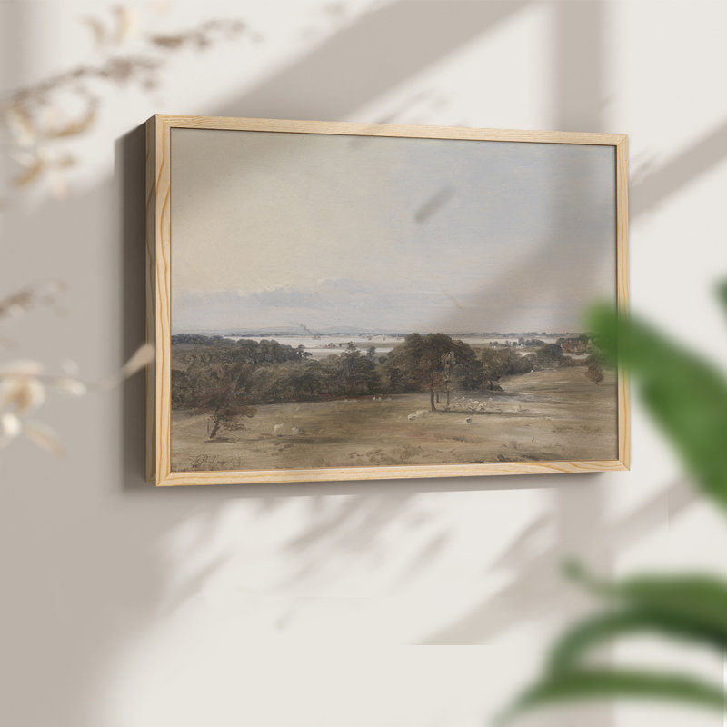 Paysages rétro-CDLV-reproduction encadrée, Naturel, H 16 po x l 20 po