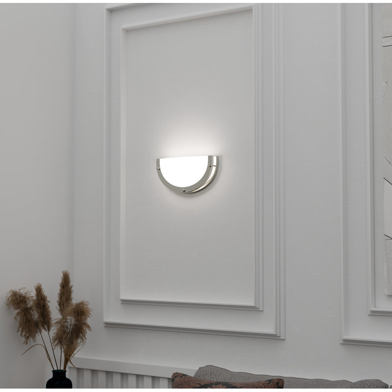 LED Half-Moon Wall Sconce Light - 15W