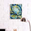 Formes abstraites surréalistes bleues coups de pinceau vert par Jeff Iorillo - impression-1153938864-1153938871
