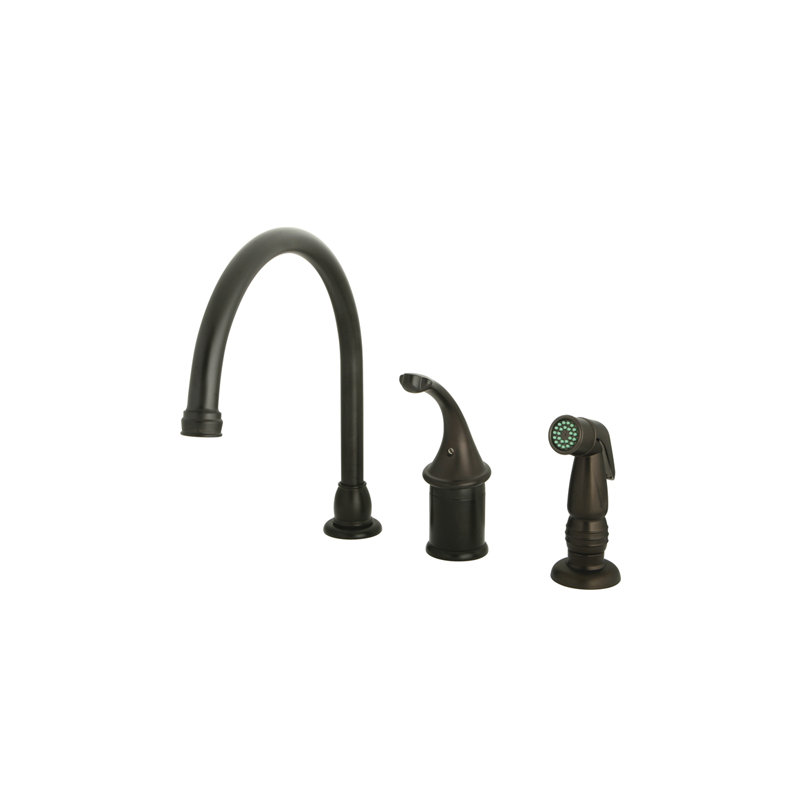 Hot & Cold Water Dispenser with Side Spray, Oil Rubbed Bronze Finish