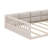 A Fully Upholstered Wood Platform Bed In Full Size, Complete With Safety Guardrails And A Complementary Pillow-251195810