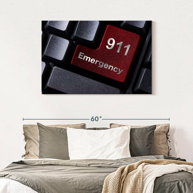 Alcaraz 911 Emergency, 30" H x 45" W