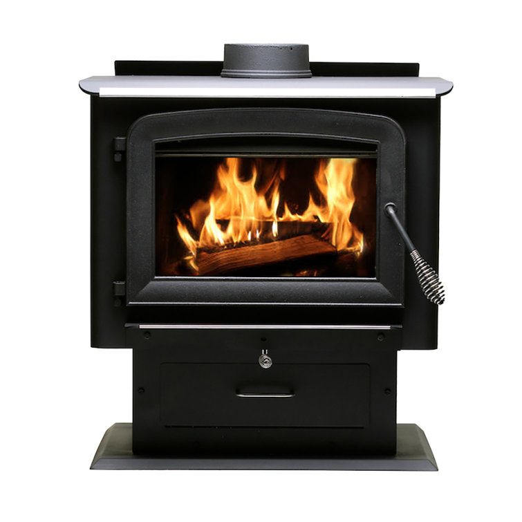 Ashley Hearth 2000 Square Feet Freestanding Wood Burning Stove u0026 Reviews -  Wayfair Canada