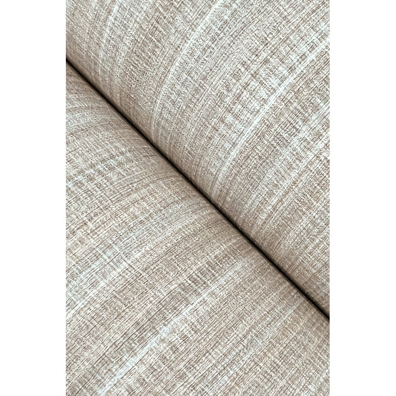 Striped Vinyl Wallpaper Roll, Seashell