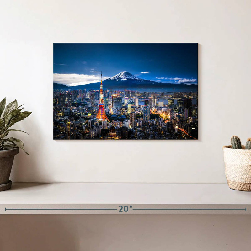 Hannes Tokyo Skyline Cityscape, 8" H x 12" W