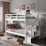 Fadıl Twin Over Twin Standard Bunk Bed by Harriet Bee