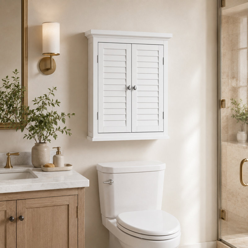 Zal Teamson Home Glancy 20" x 24" Removable Wall Cabinet, White