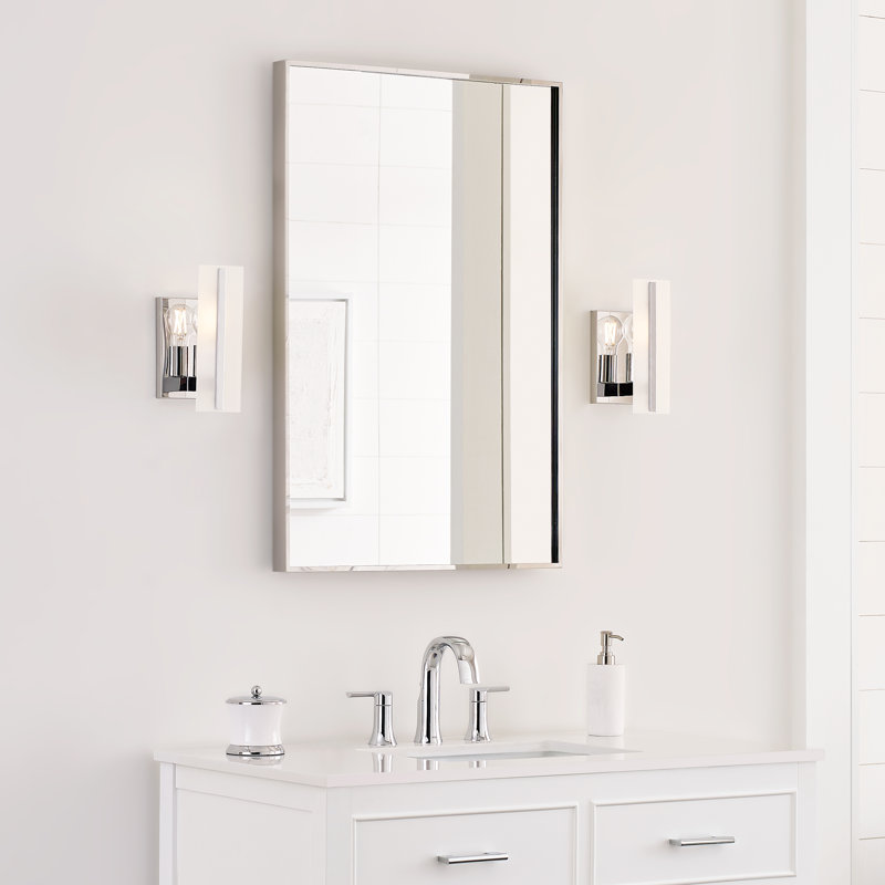 Ambir Dimmable Bath Sconce, Chrome