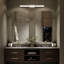 Éclairage pour meuble-lavabo linéaire intégré en nickel brossé à DEL phase brossée 5CCT Phase 36-130105091-127379901