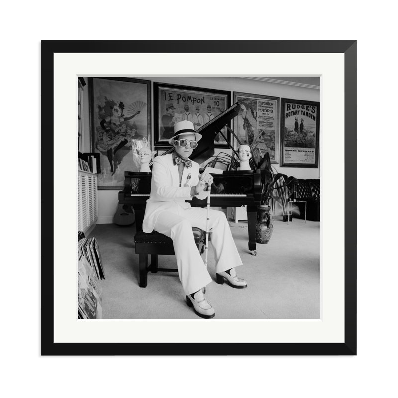 Greatest Hits Album Cover Shoot, 25" H x 25" W, Black