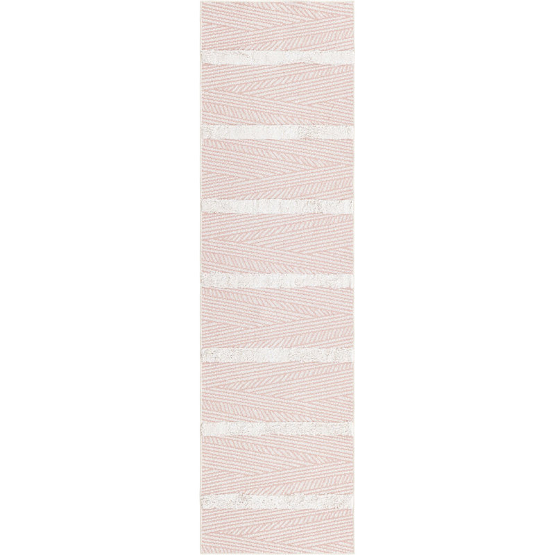 Jordalier Cotton Striped Indoor Rug, Runner 2'3" x 8'