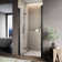 29.5'' - 31'' W x 72'' H Bi-Fold Semi-Frameless Shower Door with Clear Tempered Glass