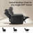 Leather Power Recliner Chair with Triple Motor Adjustment, USB/Type-C Charging & 7-Color LED Lighting – Home Theater Seating-1591968606