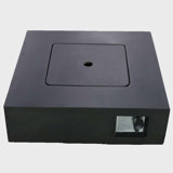 Hartwin Square Concrete Smokeless Fire Pit Table with Lid