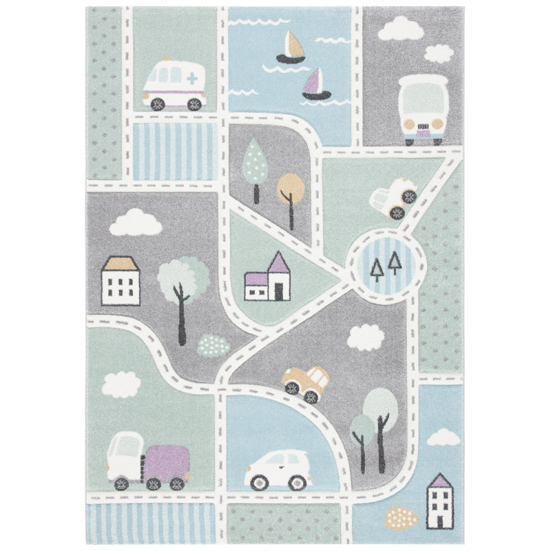 Frasher Kids 100 Performance Rug, Rectangle 6'7" x 9'