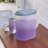 12 Pack Plastic1 Gallon Lidded Pitcher With Clear Base And Handle Washed