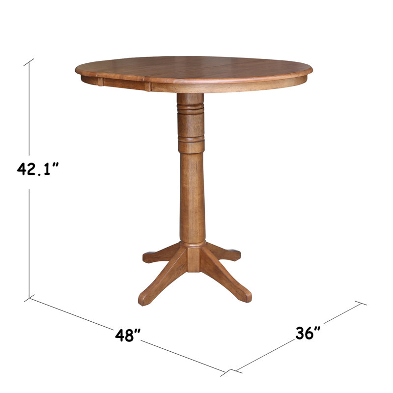 Table de salle à manger extensible Îleia, Chêne vieilli