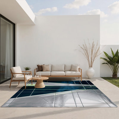 Tapis intérieur et extérieur Cosmic Edge