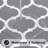 Rectangle Tablecloth, Waterproof Vinyl Tablecloths With Flannel Backing For Rectangle Tables, Wipeable Spillproof Plastic Tablecloth ,60" X 84", Grey