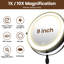Miroir de maquillage 8 "avec miroir de maquillage réglable en hauteur à grossissement 1X / 10X-1205280549
