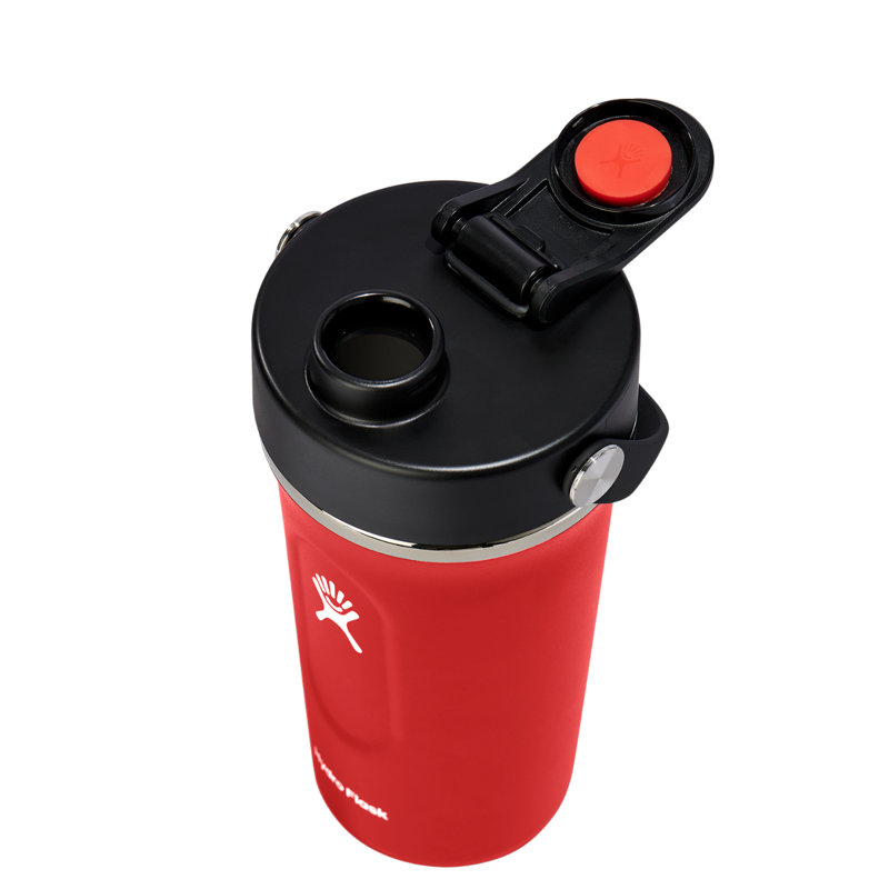 Hydro Flask Double Wall Vacuum Insulation Shaker Bottle, 24oz, Goji