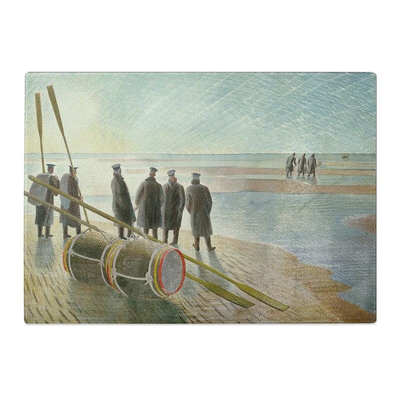 Dangerous Work by Eric Ravilious Chopping Board, 28.5cm W x 39cm L