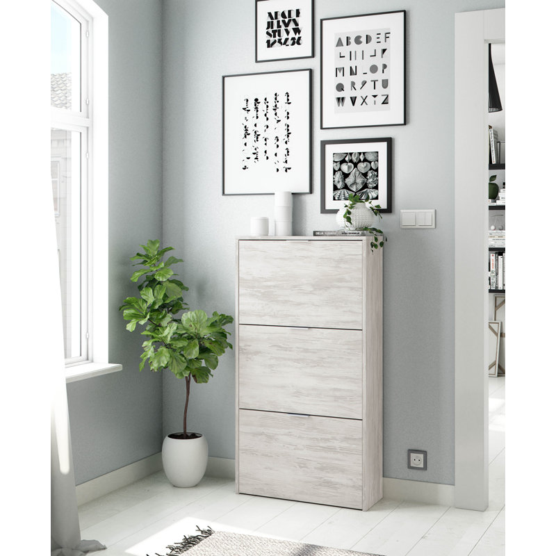 Diviel 3 Door Manufactured Wood Wardrobe