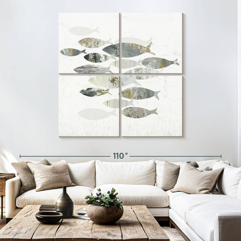 Brampt Gone Fishing II, 74" H x 74" W
