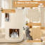 Modern Cat Tree for Indoor Cats w/ 2-Storey Condo Sisal Scratching Posts & Mat