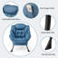Canapé contemporain avec repose-pieds pliant-1418994653