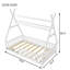 Lit maison multifonctionnel, structure en bois durable, conception moderne adaptée aux enfants