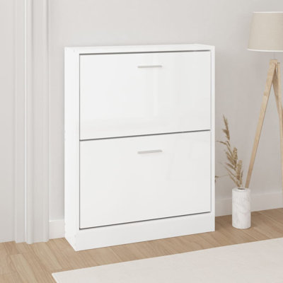 Shoe Cabinet 59x17x81 cm Engineered Wood