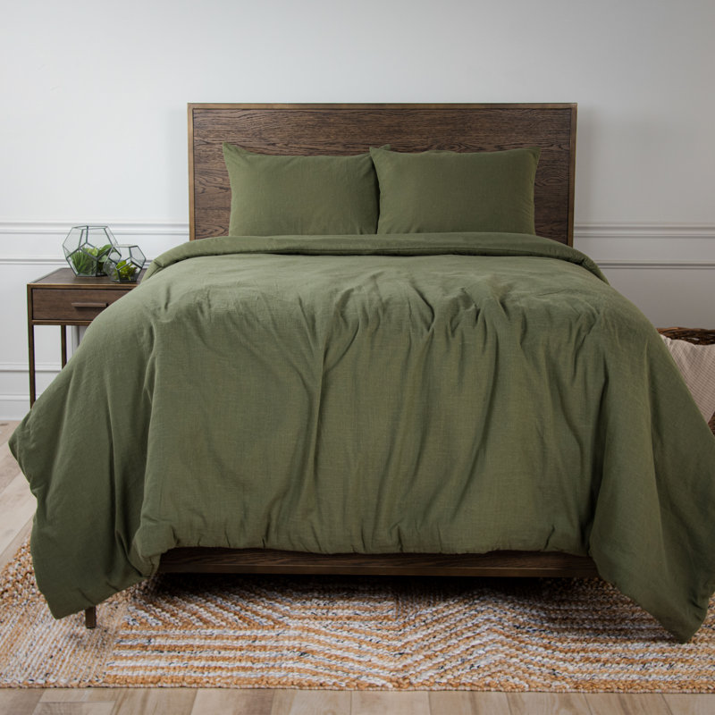 Ensemble d'édredon 100% coton 3 pièces, Édredon pour très grand lit + 2 taies décorativ