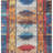 3' X 5' Navy Blue And Copper Tribal Washable Indoor Outdoor Area Rug