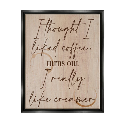 «Thought I Like Coffee Coffee» par Lil 'Rue, impression