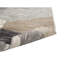Tapis géométrique gris 8 x 10, largeur 91,29 po, profondeur 8 x 10 120 po, hauteur 94 x 121 po, hauteur 0,25