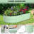 2-Pack Green 6*3*1 FT Metal Garden Bed Heavy Duty Steel Raised Garden Bed for Vegetables Large Above Ground Planter Box for Backyard-1725894280