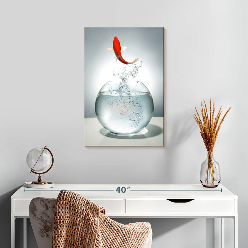 Brampt Fish Bowl Escape, H 24 po x l 16 po