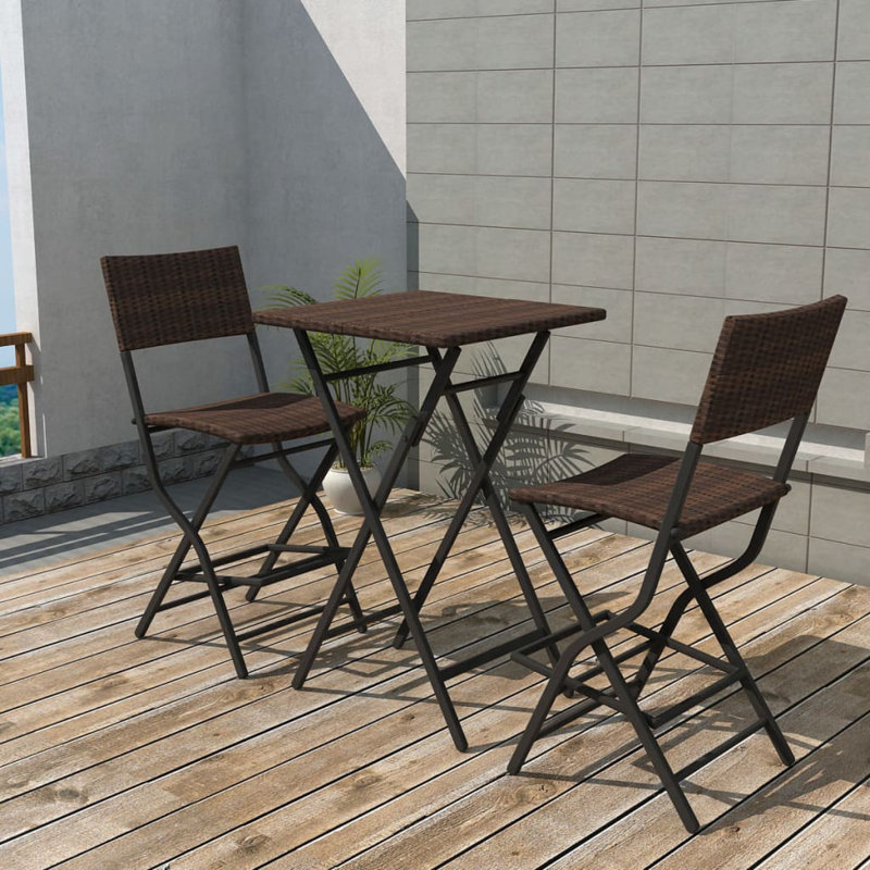 2 - Person Dining Set, Brown