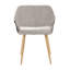 Chaise avec accoudoirs rembourrée Ancelin-713808465