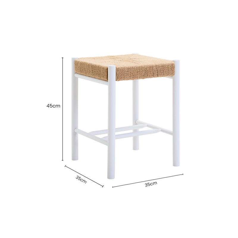 Solid Wood Accent Stool