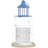 2 Piece Aluminum Tabletop Pillar Set-974711968-974711969