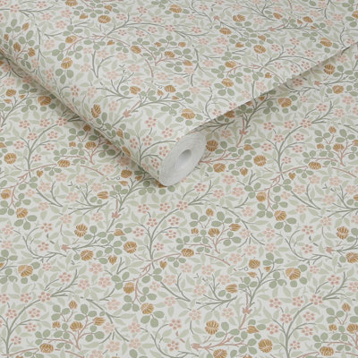 William Morris Clover Spring Garden Wallpaper