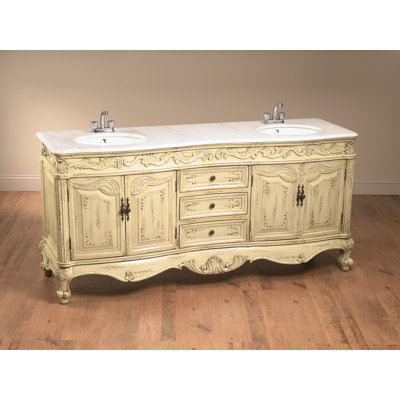 72.5'' Double Bathroom Vanity with Top