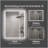 Sleek and Functional LED Bathroom Mirror with Multiple Illumination Options and Advanced Features